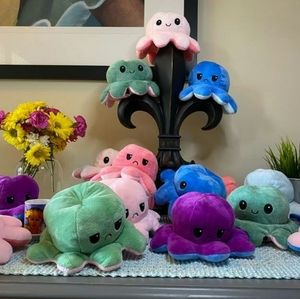Octopus 🐙🦑 Plushie Reversible Mood Plush toy